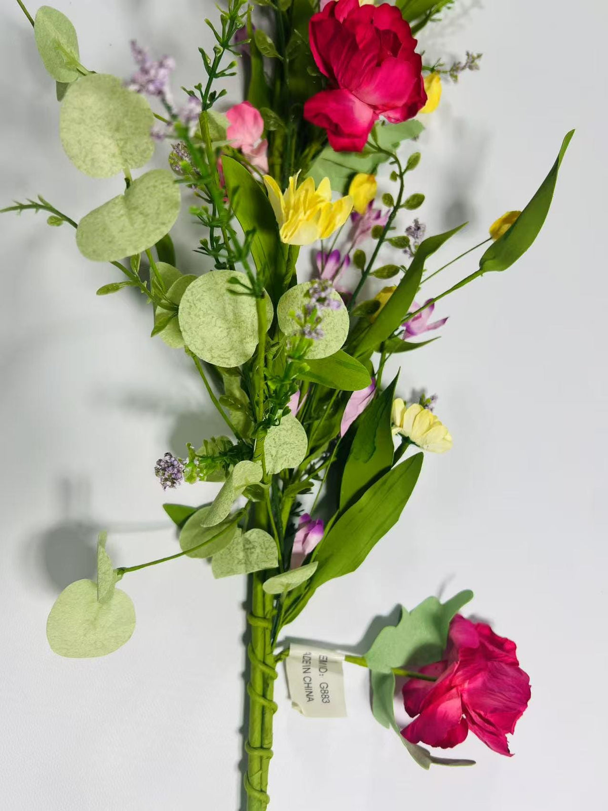 Floral Garland: Rose & Chrysanthemum Spring Decor (5ft)