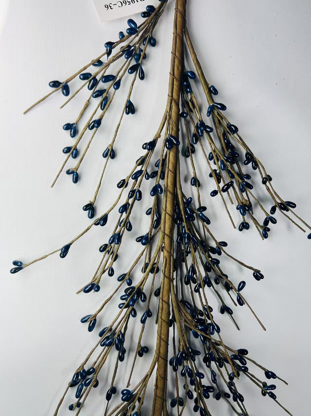 Navy Blue Pip Berry Garland | Rustic Farmhouse Mantel Decor | Primitive Country Garland,4.5 Feet
