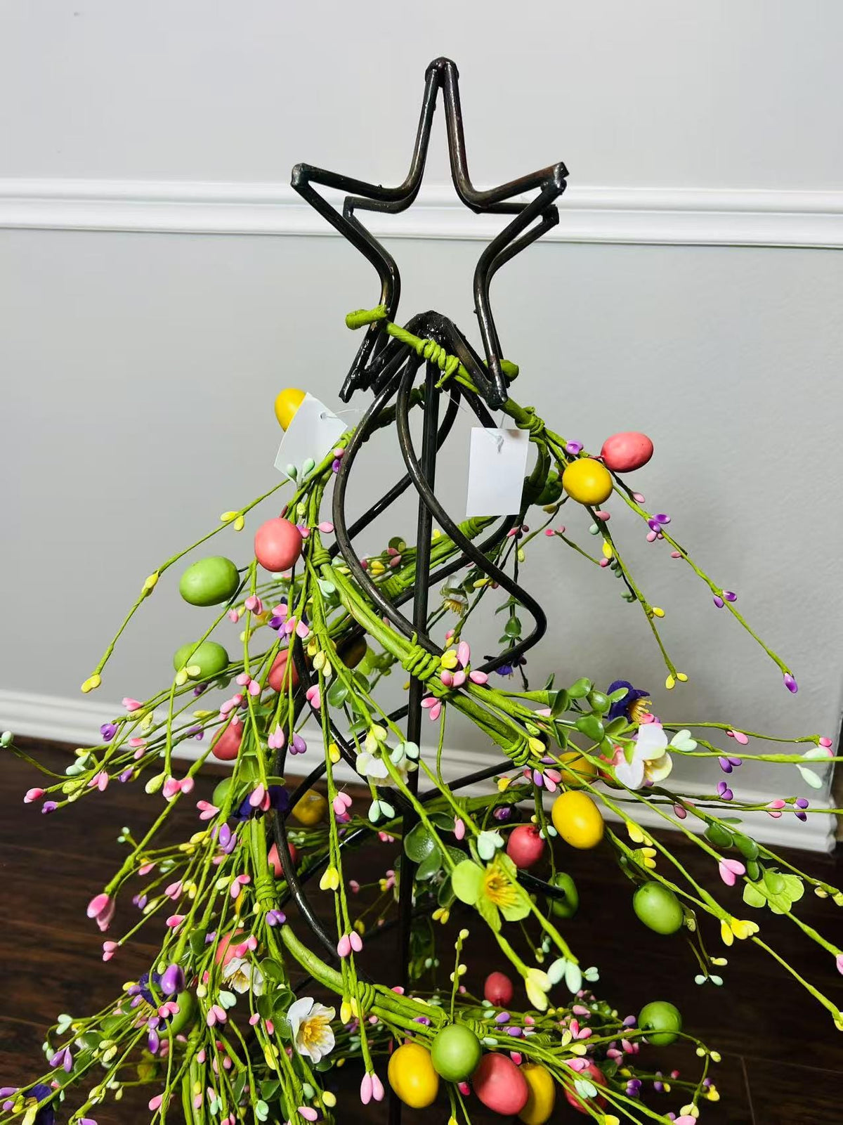 Easter Garland Spring Pip Berry Floral Swag Door Wall Hanging Farmhouse Decor