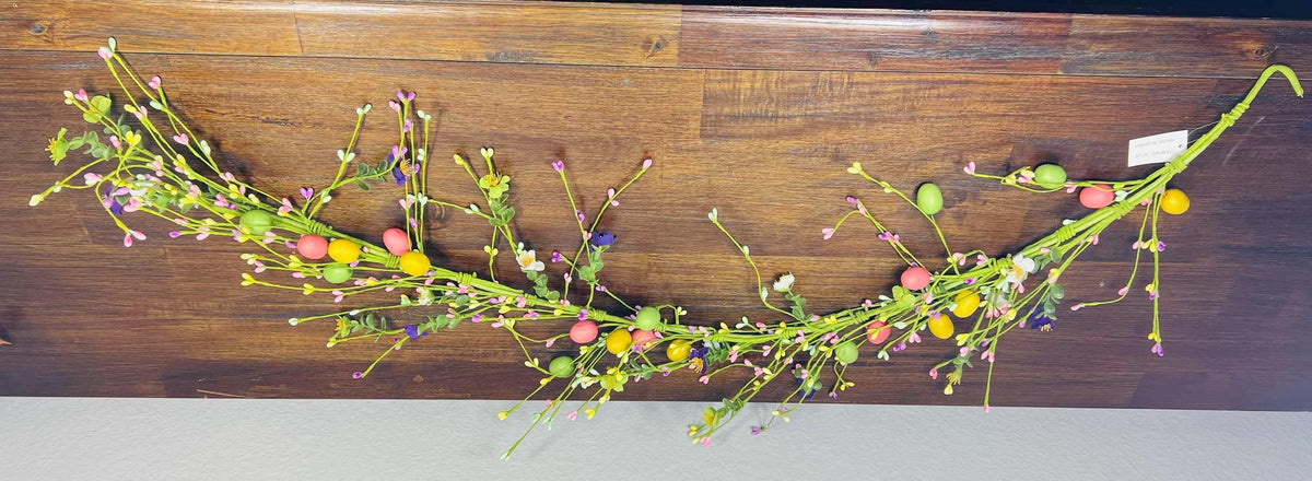 Easter Garland Spring Pip Berry Floral Swag Door Wall Hanging Farmhouse Decor