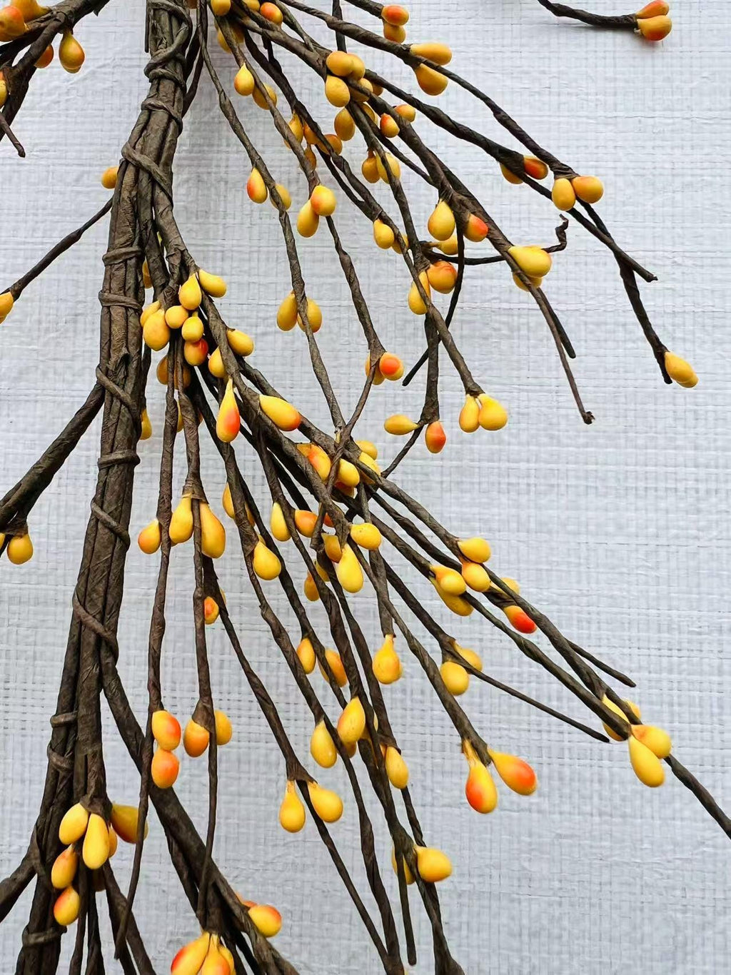 Fall Pip Berry Garland: 4.5ft Rustic Farmhouse Autumn Decor