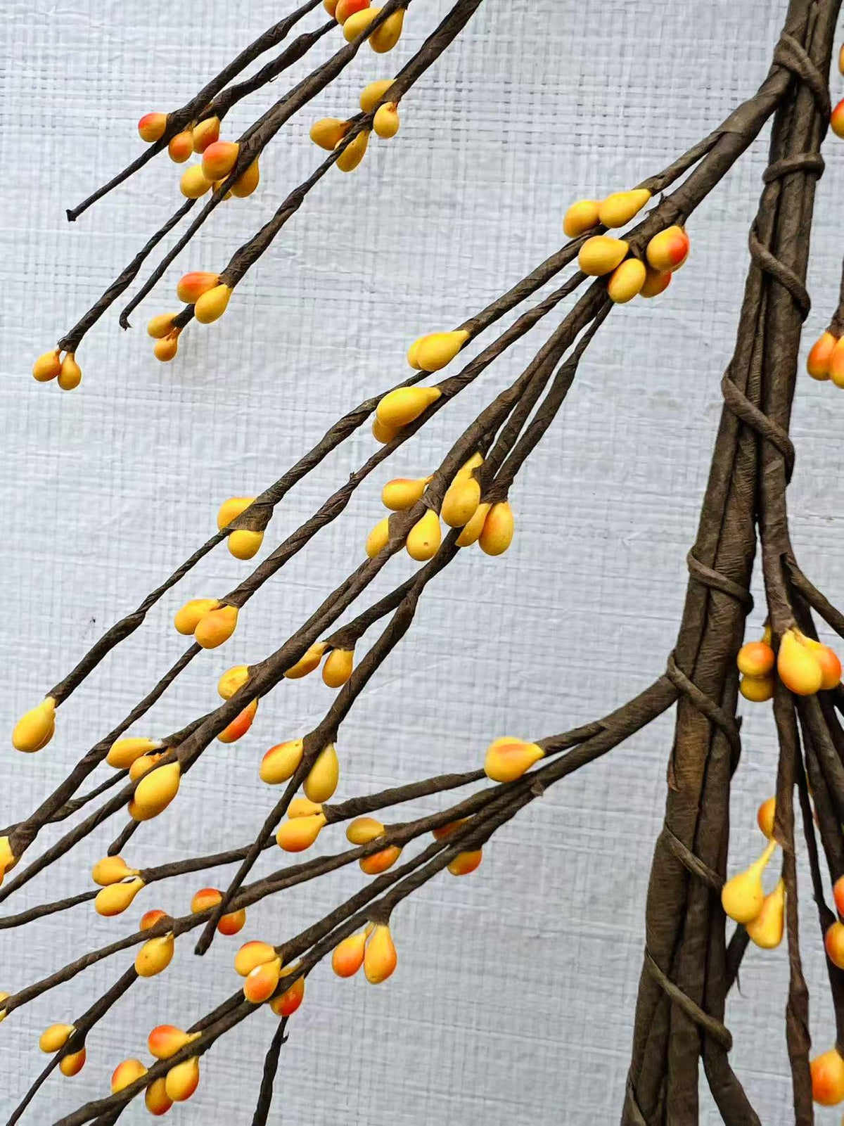 Fall Pip Berry Garland: 4.5ft Rustic Farmhouse Autumn Decor