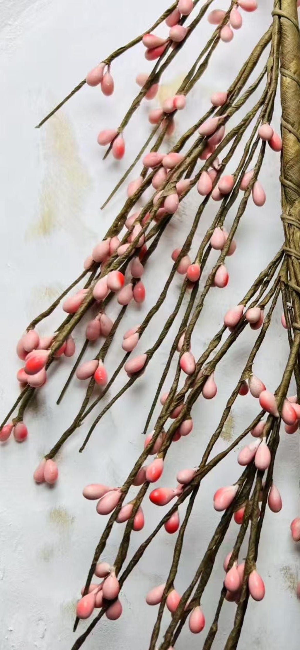 4.5ft Pink Pip Berry Garland | Rustic Country Garland | Spring Farmhouse Mantel Decor