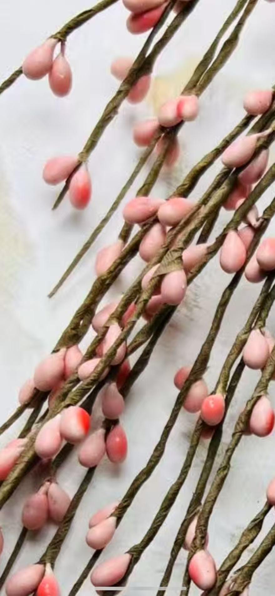 4.5ft Pink Pip Berry Garland | Rustic Country Garland | Spring Farmhouse Mantel Decor