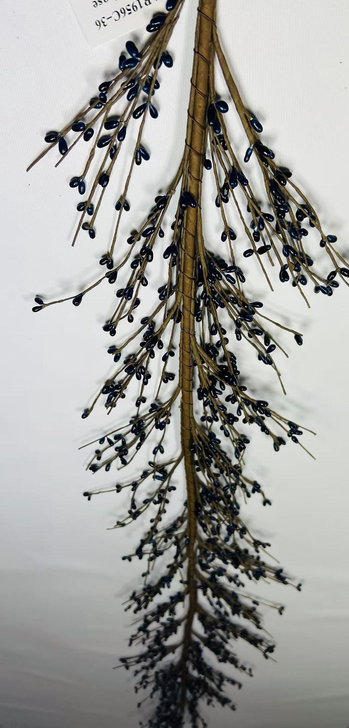 Navy Blue Pip Berry Garland | Rustic Farmhouse Mantel Decor | Primitive Country Garland,4.5 Feet