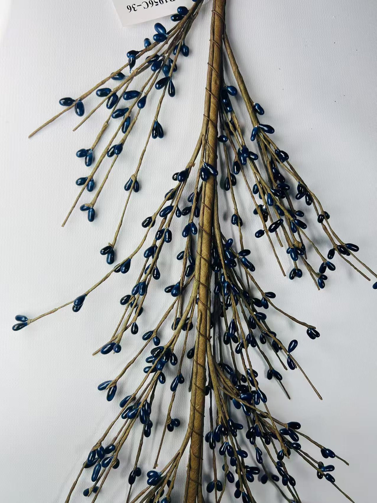 Navy Blue Pip Berry Garland | Rustic Farmhouse Mantel Decor | Primitive Country Garland,4.5 Feet
