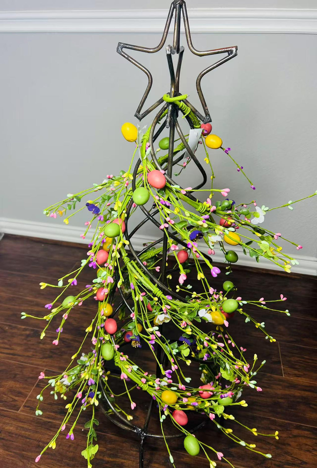 Easter Garland Spring Pip Berry Floral Swag Door Wall Hanging Farmhouse Decor