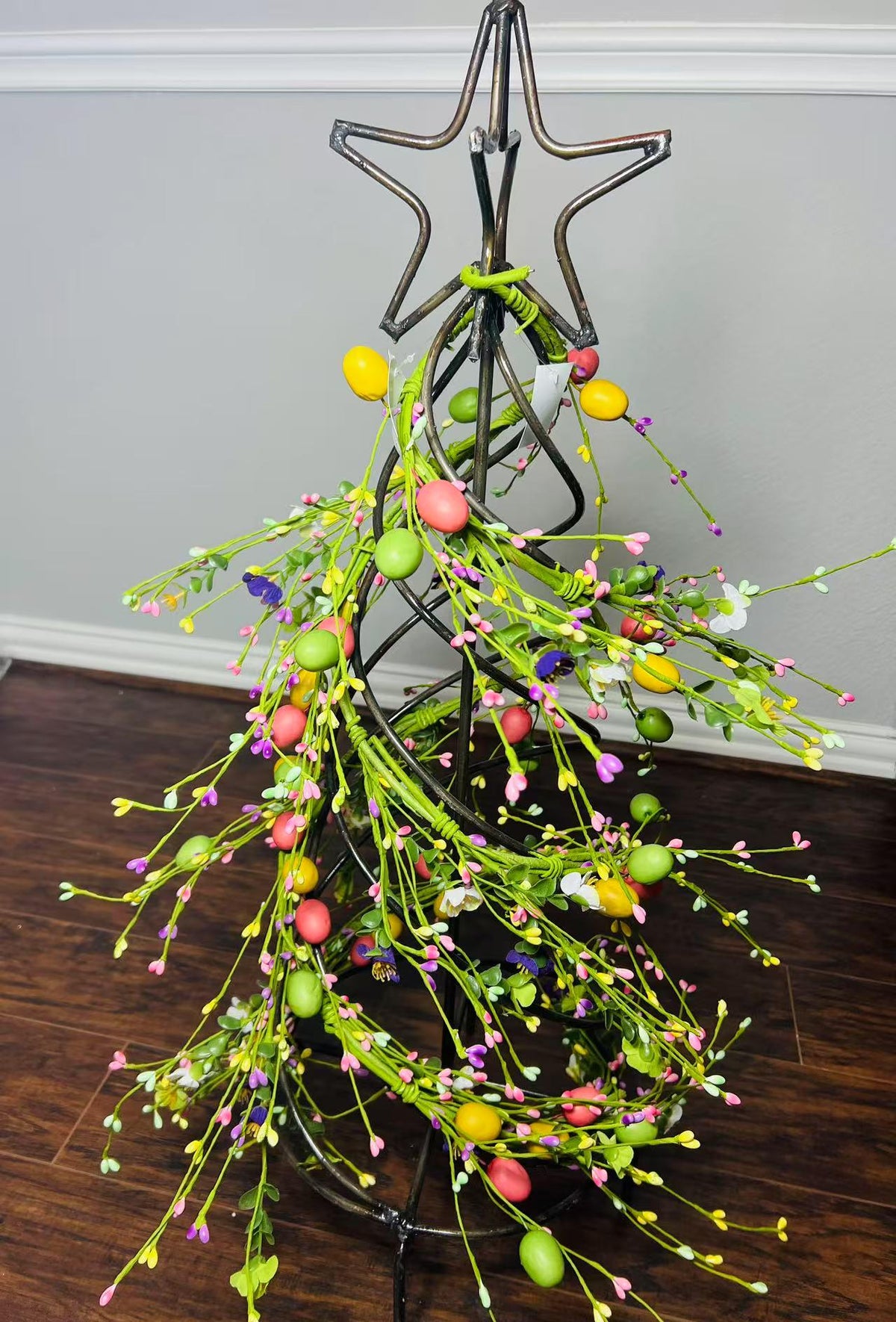Easter Garland Spring Pip Berry Floral Swag Door Wall Hanging Farmhouse Decor