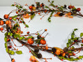 60 Inch Fall Garland with Pumpkins Acorns Pinecones Leaves Berries for Autumn Decor