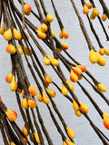 Fall Pip Berry Garland: 4.5ft Rustic Farmhouse Autumn Decor