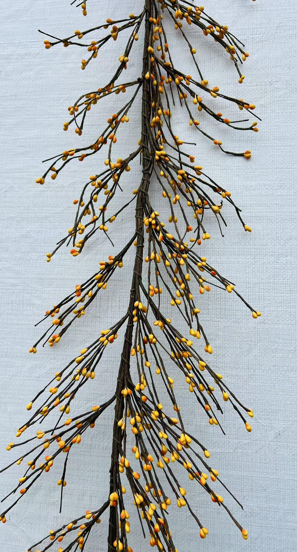 Fall Pip Berry Garland: 4.5ft Rustic Farmhouse Autumn Decor