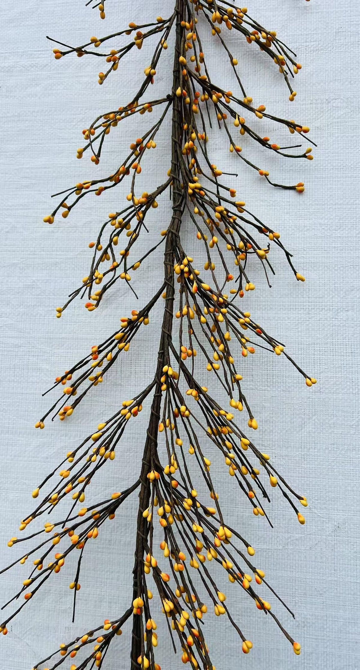 Fall Pip Berry Garland: 4.5ft Rustic Farmhouse Autumn Decor
