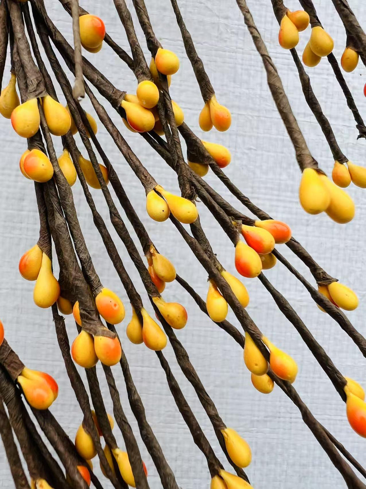 Fall Pip Berry Garland: 4.5ft Rustic Farmhouse Autumn Decor
