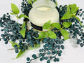 Blue Berry Candle Ring: 6.5" Farmhouse Table Wreath