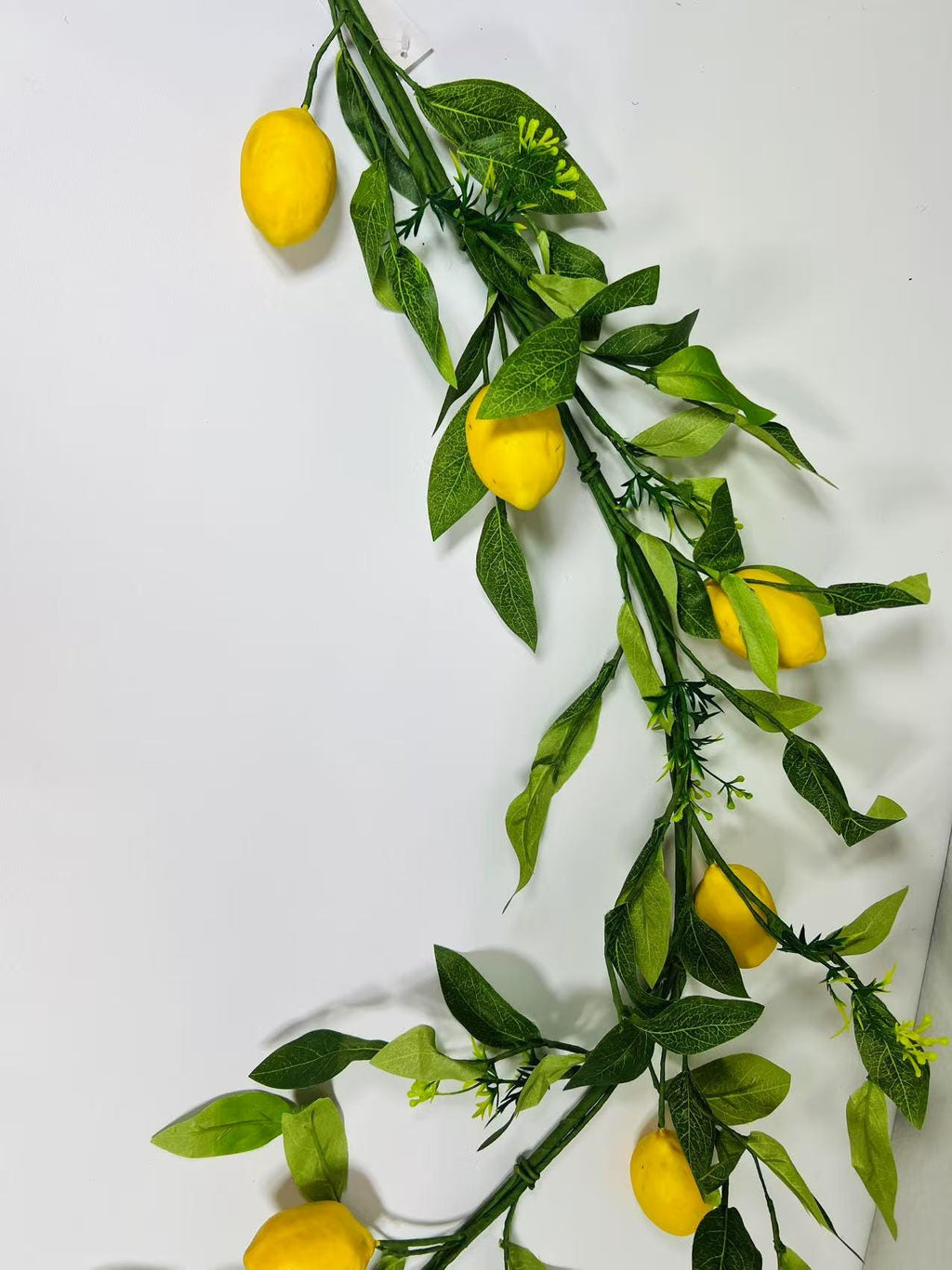Artificial Lemon Garland 5ft | Summer Greenery Vine | Wedding Table Decor | Kitchen Party Decor