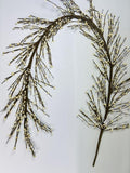 55” Cream Berry Garland, Rustic Farmhouse Decor, Artificial Twig Vine for Mantel or Wedding