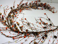 60 Inch Fall Pip Berry Garland with Pumpkins Acorns Pinecones for Fireplace Mantel Decor