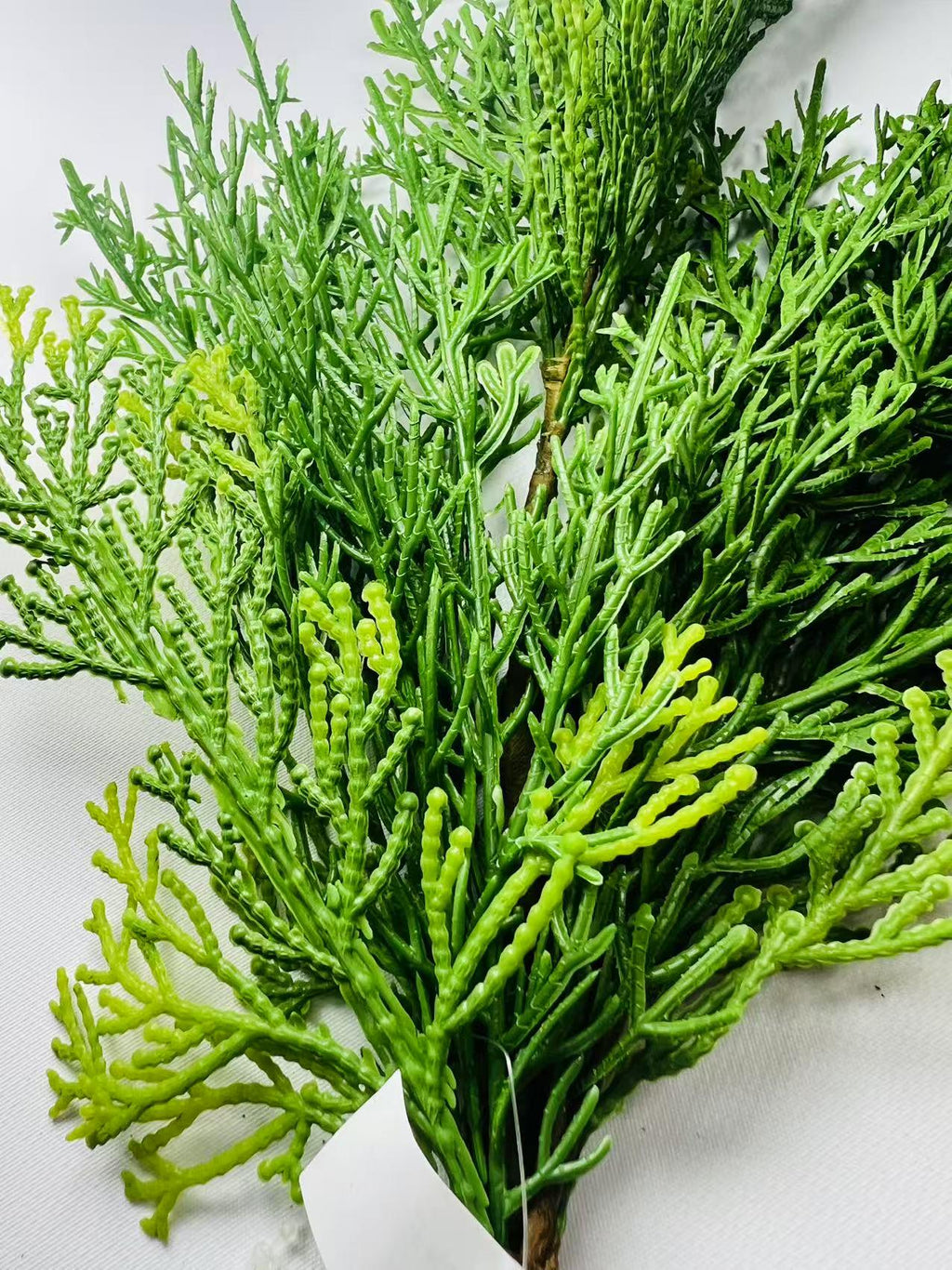 24” Real Touch Cedar Stem Artificial Greenery Branch for Christmas Holiday Winter Decor
