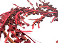 5ft Red Eucalyptus Garland | Burgundy Fall Garland | Rustic Christmas Mantel Decor
